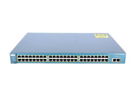 ws-c2950t-48-si  The Catalyst 2950 switch is managed and can be controlled through a command line interface
